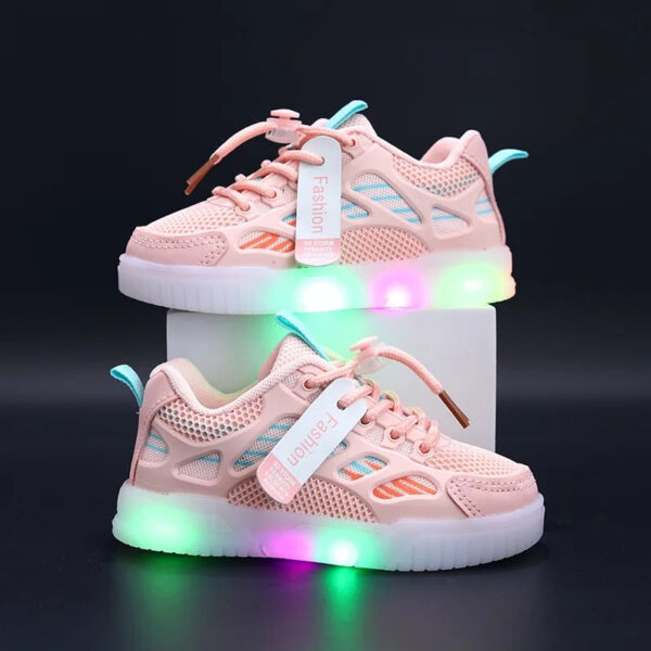 Led Baby Girl Sneakers - Model #102812 - Image 3