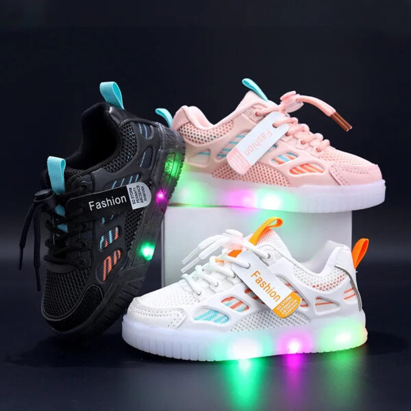 Led Baby Girl Sneakers - Model #102812