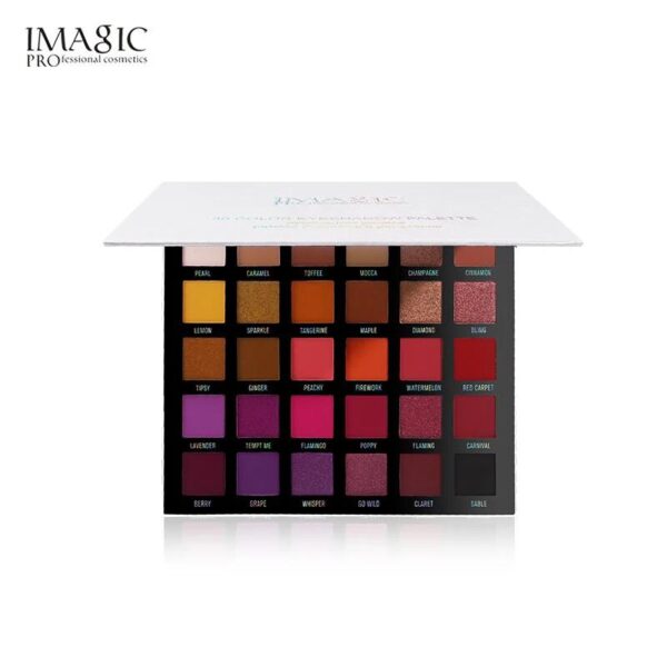 30 Colors - Waterproof Eyeshadow Palette (10 Units)