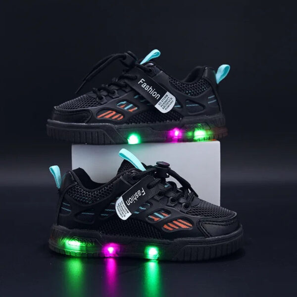 Led Baby Girl Sneakers - Model #102812 - Image 4