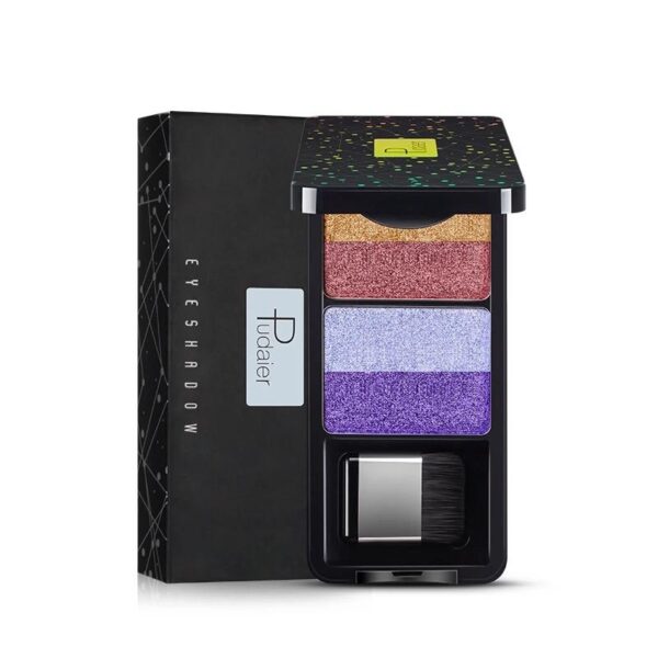 4 Colors Metallic Lasting Eyeshadow - Waterproof (20 Units)