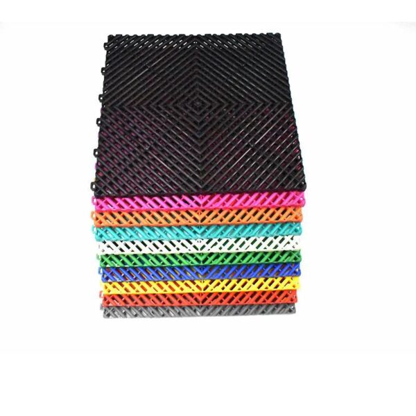 Factory Oem/odm Direct sale SPC plástic Floor Tiles Interlocking Carwash Floor Tiles - Image 5