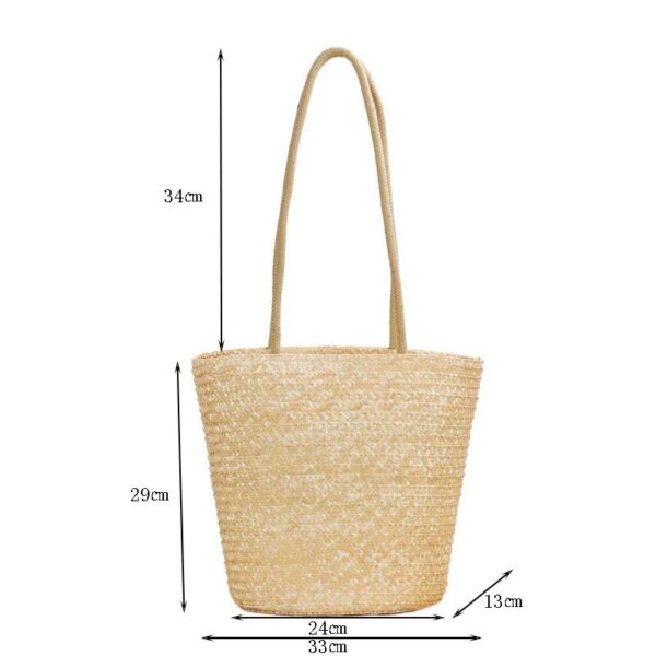 2024 New Arrival Summer Ladies Straw Vintage Bags (10 Bags) - Image 5