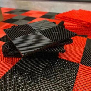 China manufacture plastic Pp Auto Detailing interlock Gerage Floor Tiles interlocking plastic interlocking Floor tiles