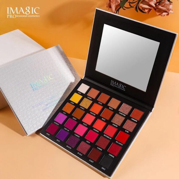 30 Colors - Waterproof Eyeshadow Palette (10 Units) - Image 3