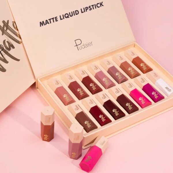 14 Colors Lipstick Set - Waterproof (5 Sets)