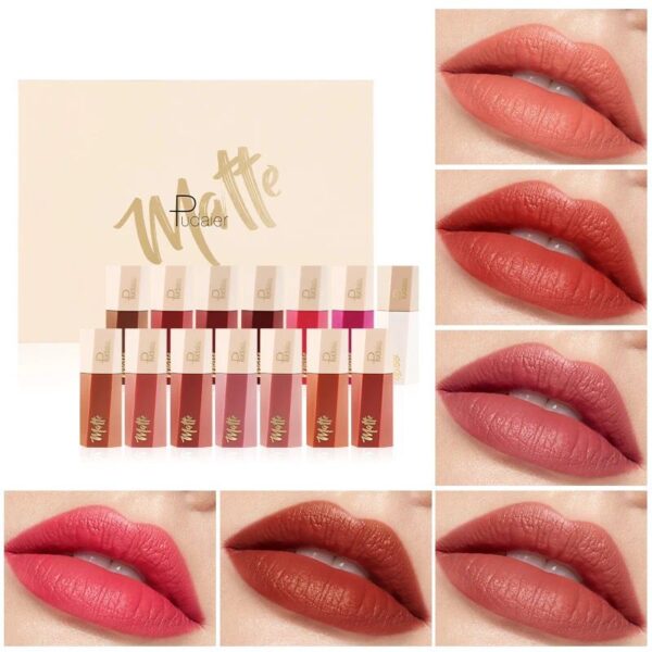 14 Colors Lipstick Set - Waterproof (5 Sets) - Image 2