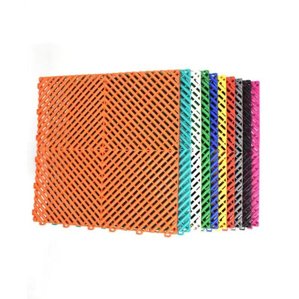 Factory Oem/odm Direct sale SPC plástic Floor Tiles Interlocking Carwash Floor Tiles - Image 3
