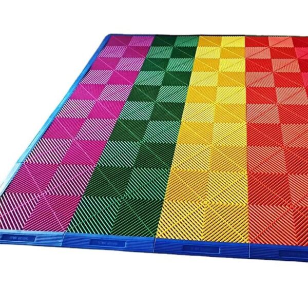 Factory Oem/odm Direct sale SPC plástic Floor Tiles Interlocking Carwash Floor Tiles - Image 6