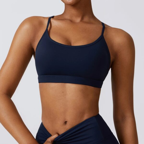Active wear 4 pieces sports BraTop yoga jacket workout sets for women sportswear Gym Fitness set - Image 2